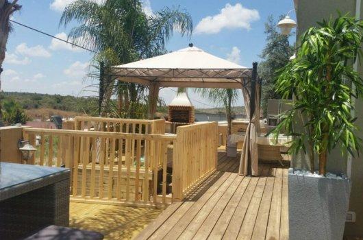 19537 מתחם חיצוני, וילה אקסודוס, וילה  בשדות מיכה וילות - Vila 4 U