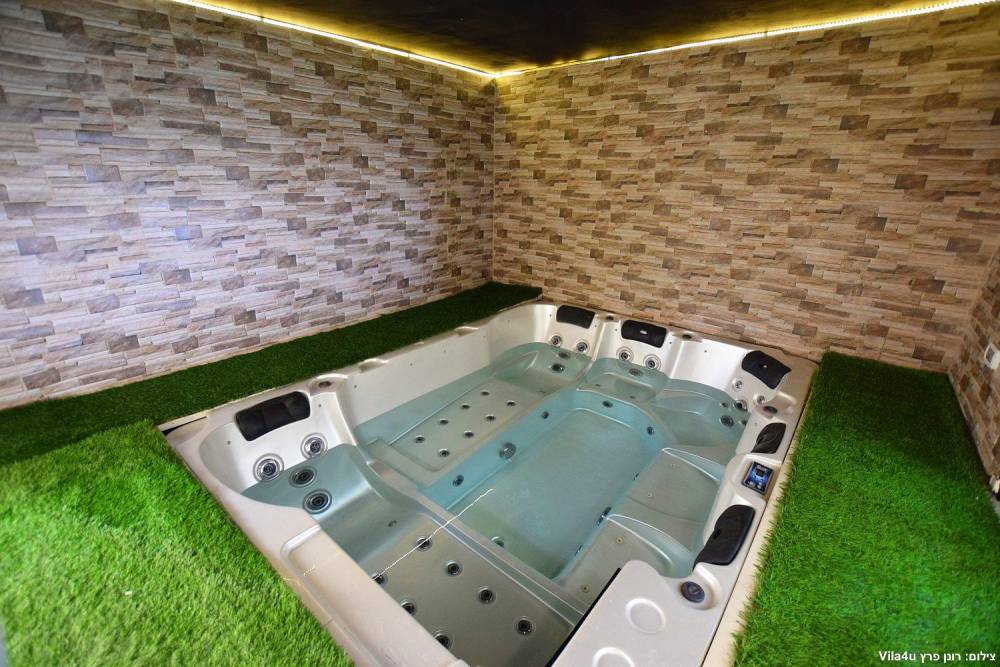 84797 מתחם הבריכה והספא, וילה קינג בוטיק, וילה  בירכא וילות - Vila 4 U