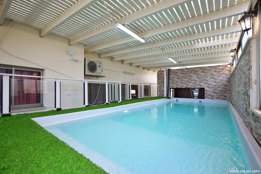 84801 מתחם הבריכה והספא, וילה קינג בוטיק, וילה  בירכא וילות - Vila 4 U