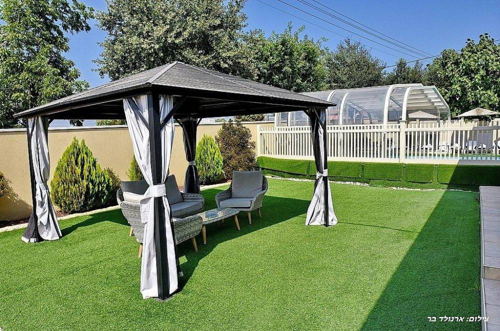 123734 מתחם חיצוני, אחוזת פנינה במטע, וילה  בצוריאל וילות - Vila 4 U