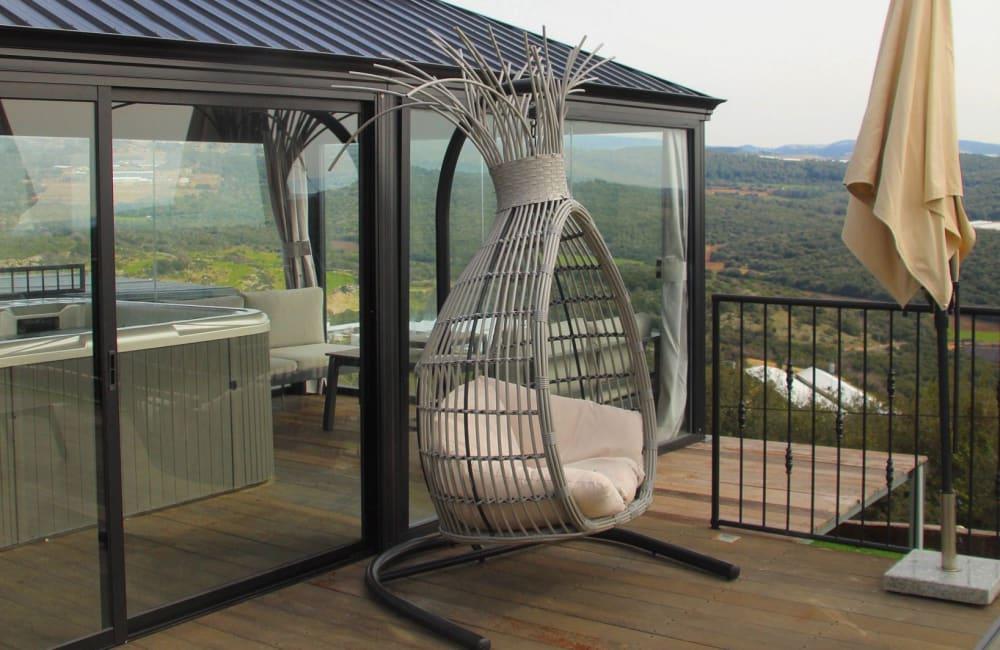 156078 המתחם החיצוני, אחוזת סאנשיין, וילה  בזרעית וילות - Vila 4 U