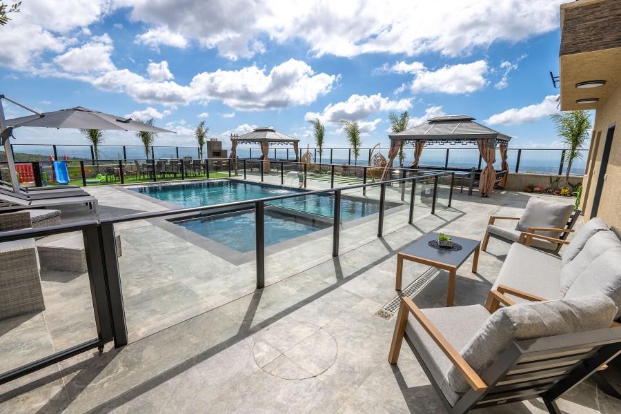 164034 חצר ונוף, וילה נוף לים ירכא, וילה  בירכא וילות - Vila 4 U