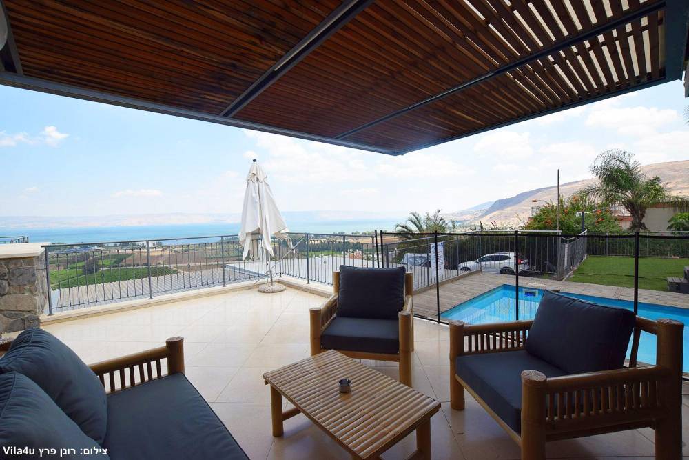 166317 גלרית חוץ, מלרוז על הכנרת, וילה  במגדל וילות - Vila 4 U