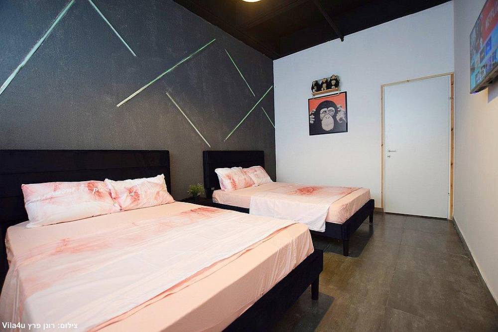 181507 חדרי השינה והג'קוזי, סניורה סוויט | Senyora Suite TLV, וילה  בתל אביב וילות - Vila 4 U