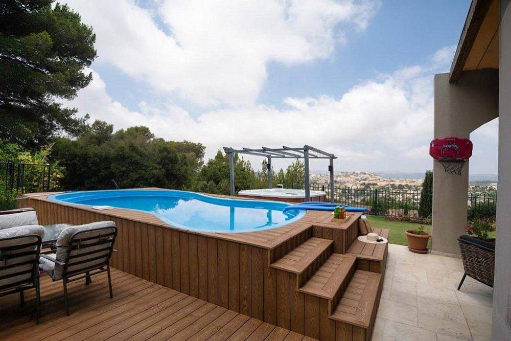 200699 גלרית חוץ, וילה לה פטלונה, וילה  בכפר ורדים וילות - Vila 4 U