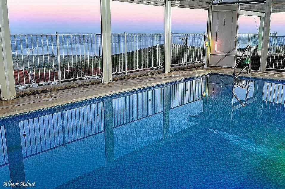 209532 מתחם החוץ המשקיף לכנרת, וילה סלו מול הכנרת, וילה  בנוף כנרת וילות - Vila 4 U