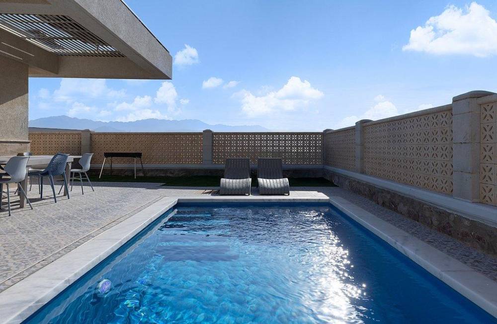 211731 מתחם חיצוני, וילה פאן בריכה מחוממת - Villa Fun, וילה  באילת וילות - Vila 4 U