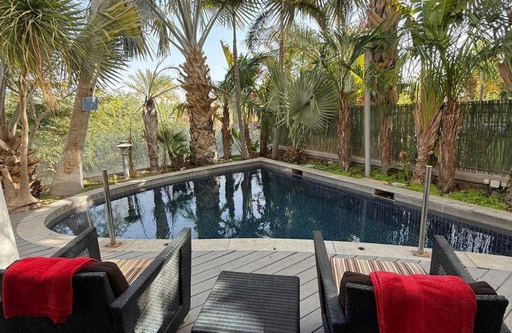 213600 המתחם החיצוני, וילה אלומת ספיר, וילה  באילת וילות - Vila 4 U