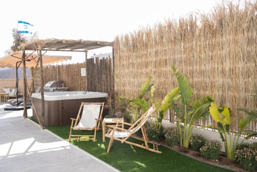 215825 המתחם החיצוני, אלה סאן - וילה שיטה, וילה  באילת וילות - Vila 4 U