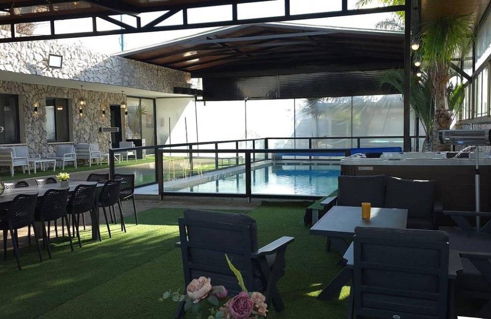 217700 מתחם חיצוני, אחוזת אייל בגליל, וילה  בירכא וילות - Vila 4 U