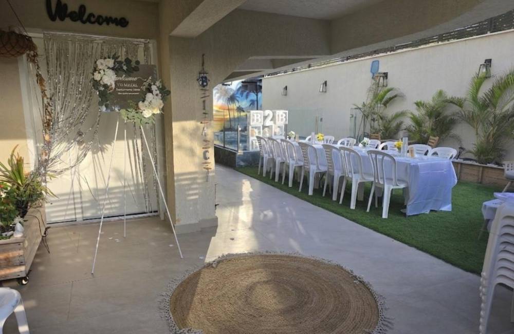 219218 כללי, החצר בטיילת - אירועים ליד הים, וילה  באשדוד וילות - Vila 4 U