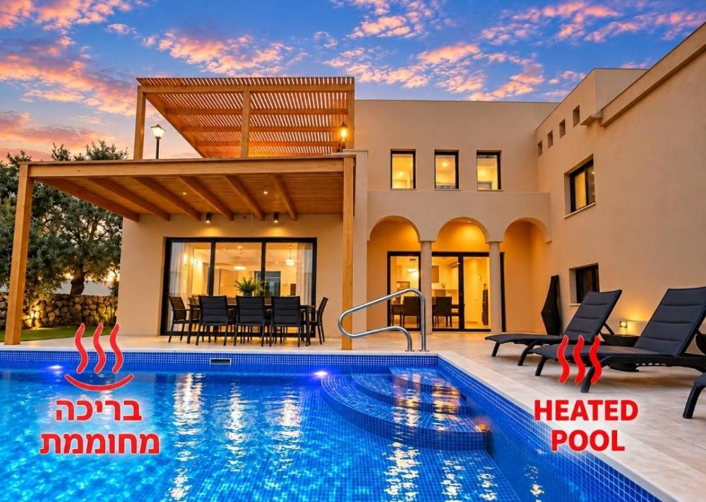 238884 גלריית חוץ, וילה רוני בריכה מחוממת, וילה  באילת וילות - Vila 4 U